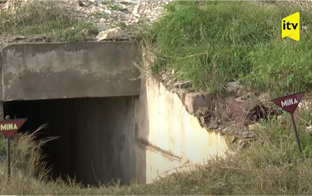 Separatçıların partlayıcılarla dolu yeraltı anbarlarından VİDEO