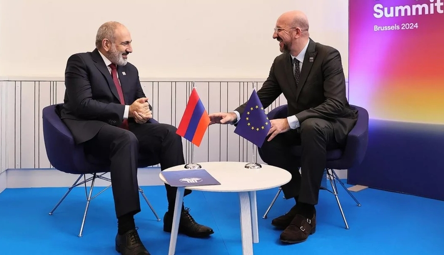 Пашинян и Мишель в Брюсселе обсудили нормализацию между Баку и Ереваном