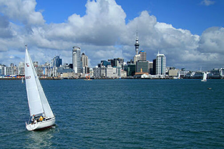 Auckland the City of Sails is in