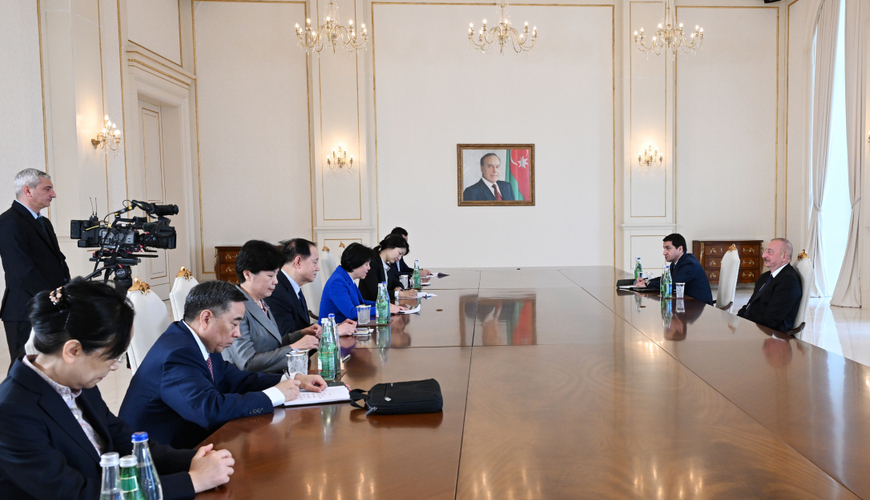 Ильхам Алиев: Азербайджан всегда поддерживал территориальную целостность Китая