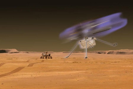 Марсианский вертолет Ingenuity совершил 21-й полет и преодолел дистанцию, превышающую пробег марсохода