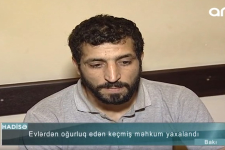 Bayram günü sərxoş olub oğurluq etdi: "Gördüm ki, işıqlar sönülüdü, evə girdim" - VİDEO
