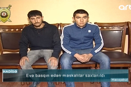 “Paltarı yandırdıq” - Evə basqın edən maskalılar saxlanıldı - VİDEO