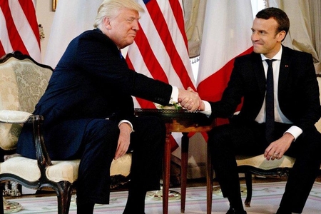 Tramp Makronla Suriyanı müzakirə etdi