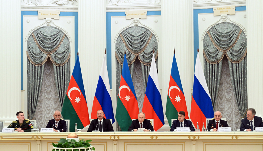 Встреча президентов Азербайджана и России с ветеранами БАМ - ФОТО,ВИДЕО