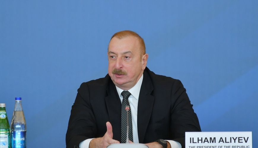 Ильхам Алиев: Лозунг Пашиняна, что «Карабах – это Армения» слишком амбициозен для такой страны