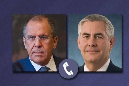 Lavrov və Tillerson arasında telefon danışığı olub