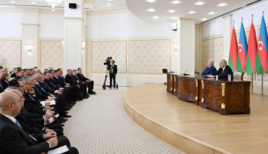 «Мы и с Гейдаром Алиевым были в хороших отношениях». Сегодняшнее выступление Лукашенко - ВИДЕО