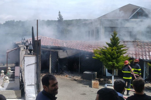 В центре отдыха в Сиязанском районе произошел пожар - ФОТО