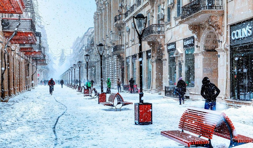 В Баку похолодает до -4 градусов
