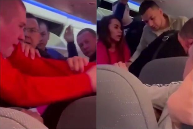 Россиян депортируют из Дубая из-за пьяной драки в самолете - ВИДЕО