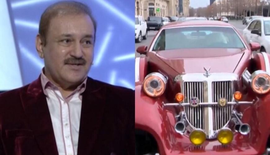 Cavanşir Məmmədov retro avtomobili ilə qaydaları BELƏ POZDU - VİDEO