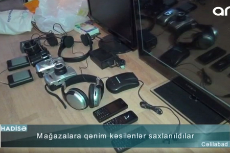 "Aparıb satıb, pulunu bölürdük" - Mağaza oğruları tutuldu - VİDEO