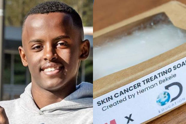 14-летний американец получил награду за разработку мыла для лечения рака кожи - ФОТО