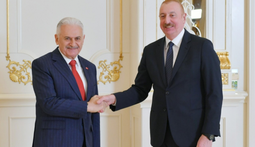 Алиев и Йылдырым подчеркнули успешное развитие братских и дружеских отношений между странами - ФОТО,ВИДЕО