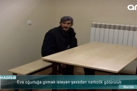 Oğurluğa gedən keçmiş məhkum narkotiklə tutuldu - VİDEO