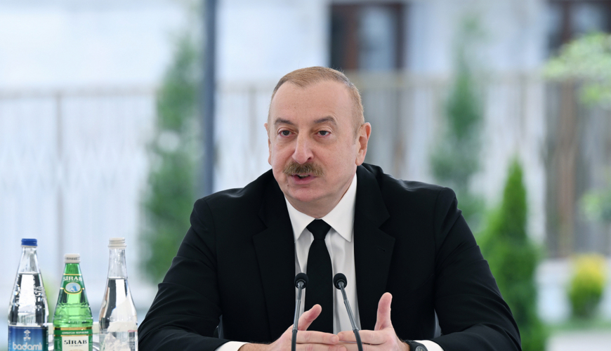 «Отныне здесь ни один шаг не должен быть сделан без согласования с нами»: Ильхам Алиев на встрече с шушинцами - ФОТО