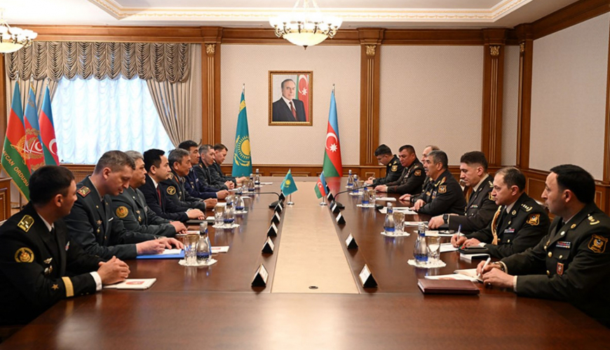 Баку и Астана обсудили вопросы военного сотрудничества - ФОТО,ВИДЕО