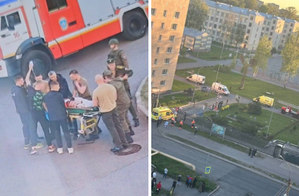 Rusiyada güclü partlayış: 8 nəfər xəsarət aldı - VİDEO