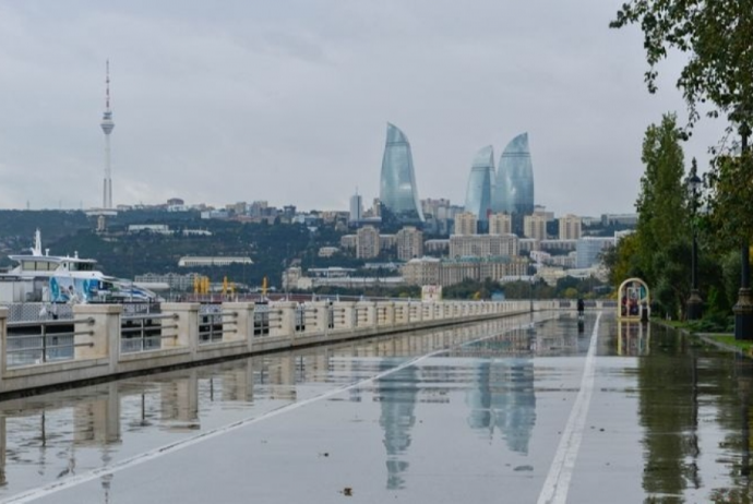 Завтра в Баку будет дождь