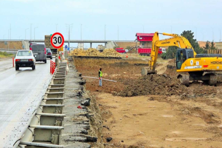 Госагентство: Реконструкция дороги Баку-Губа-госграница с Россией идет ускоренными темпами - ФОТО