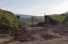 Qazaxın Aşağı Əskipara kəndinə gedən yol açıldı -Video