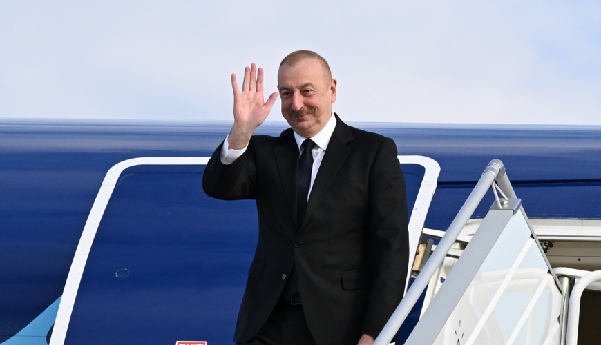 Завершился рабочий визит Ильхама Алиева в Германию - ФОТО