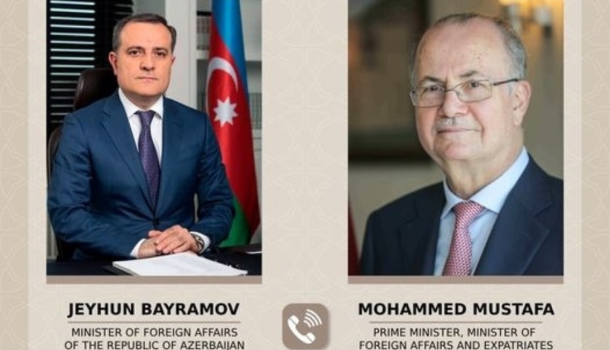 Байрамов провел телефонный разговор с премьер-министром Палестины