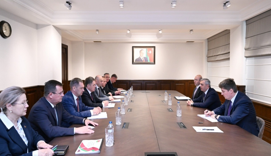 Samir Nuriyev Belarus Baş nazirinin müavini ilə görüşdü
