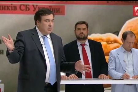 Saakaşvili canlı yayımda dava saldı: "Putin məni öldürtmək istəyir" - VİDEO