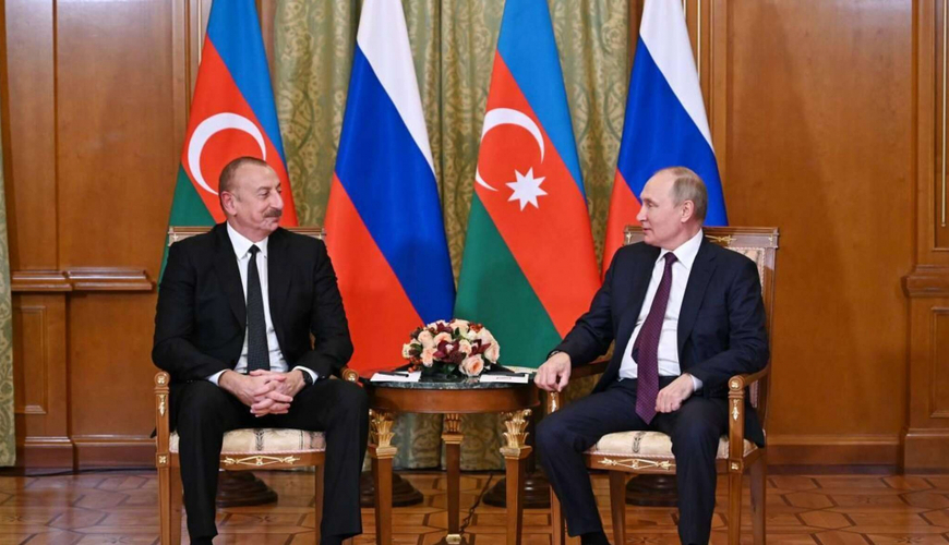 Путин: Отношения с Азербайджаном находятся на высоком уровне