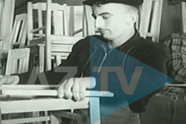 Архивные кадры производства мебели в 1960-х годах - ВИДЕО