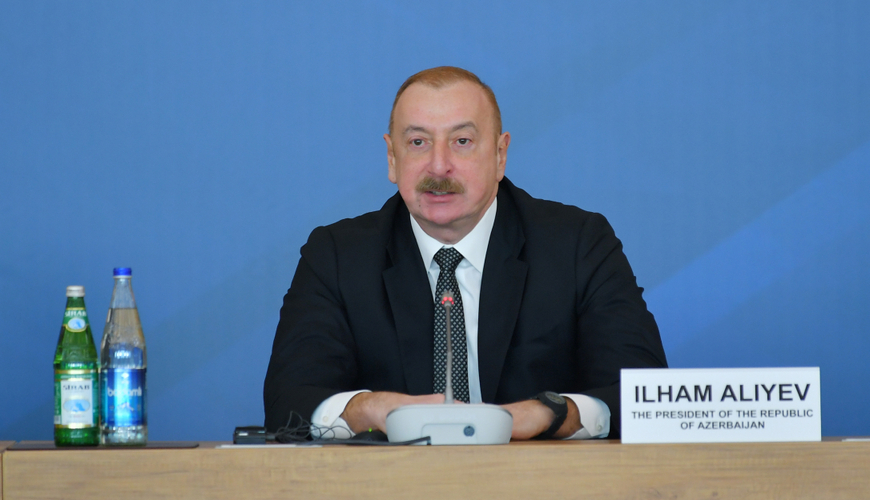 Ильхам Алиев: Все использованное Арменией против нас оружие было предоставлено ей бесплатно