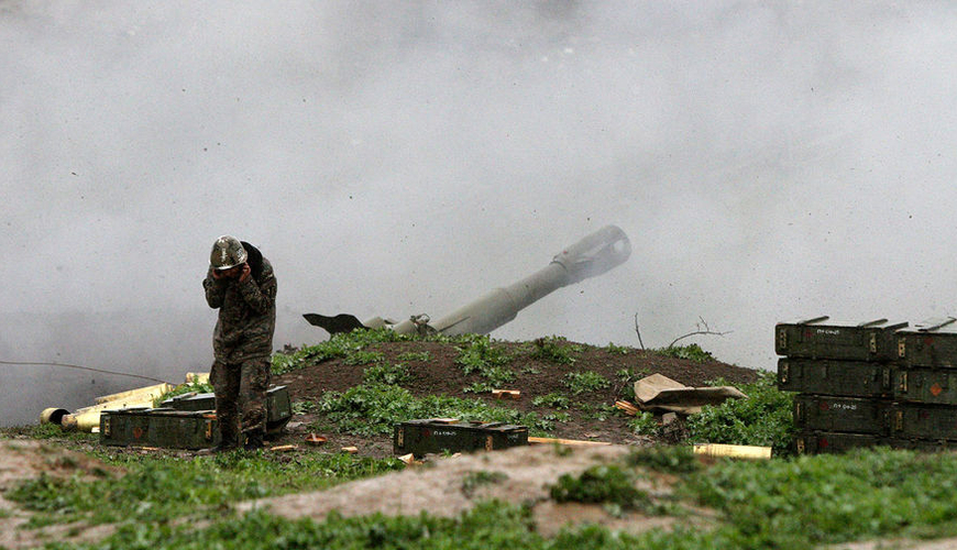 ВС Армении обстреливают из артиллерии позиции азербайджанской армии в направлении Кяльбаджарского района
