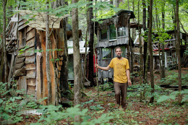 Американский художник построил в лесу 