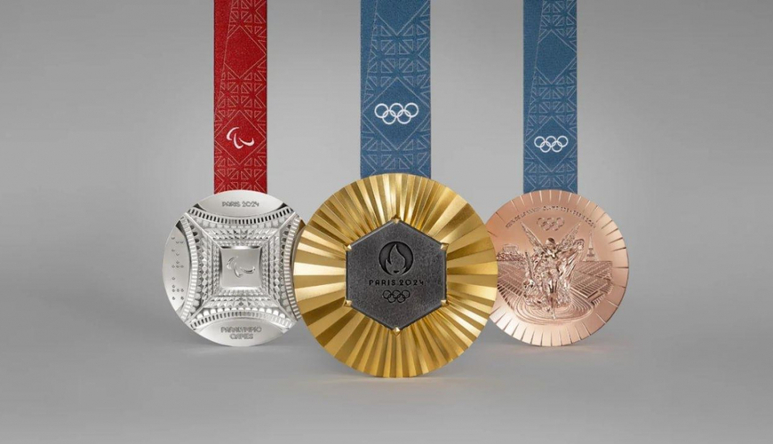 В олимпийских медалях будут фрагменты Эйфелевой башни
