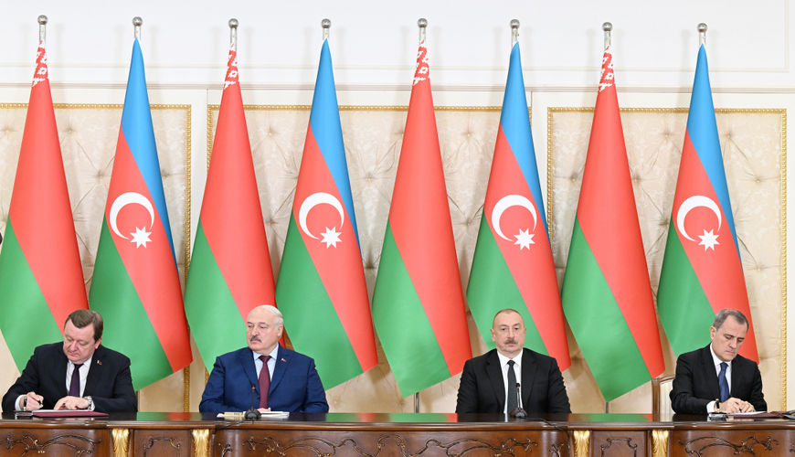 Подписаны азербайджано-белорусские документы - ФОТО