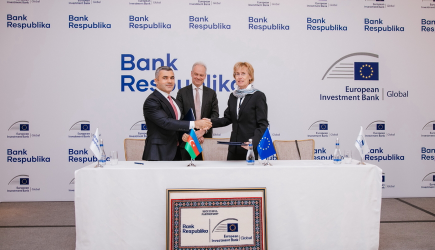 Dünyanın nəhəng maliyyə institutu olan Avropa İnvestisiya Bankı və Bank Respublika arasında əməkdaşlıq müqaviləsi bağlandı!