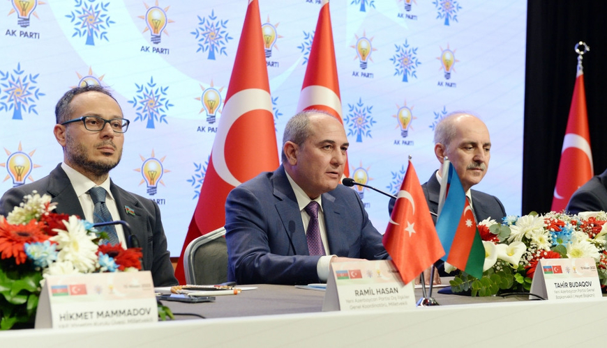 YAP ilə AKP arasında əməkdaşlığın inkişafı məsələləri müzakirə olunub