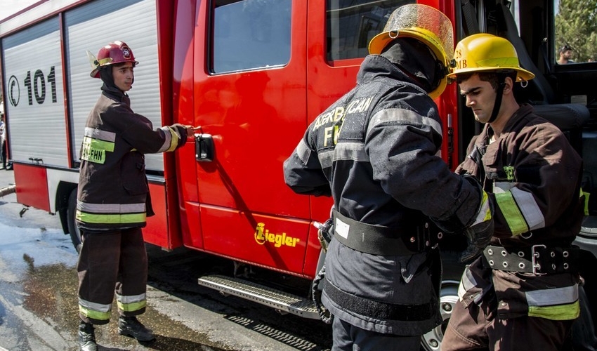 Bakıdakı yanğın söndürülüb 