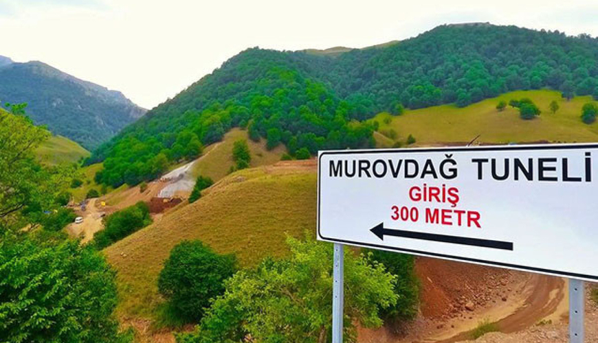 Murovdağ tunelində 14 ehtiyat keçidin tikintisi yekunlaşıb - VİDEO