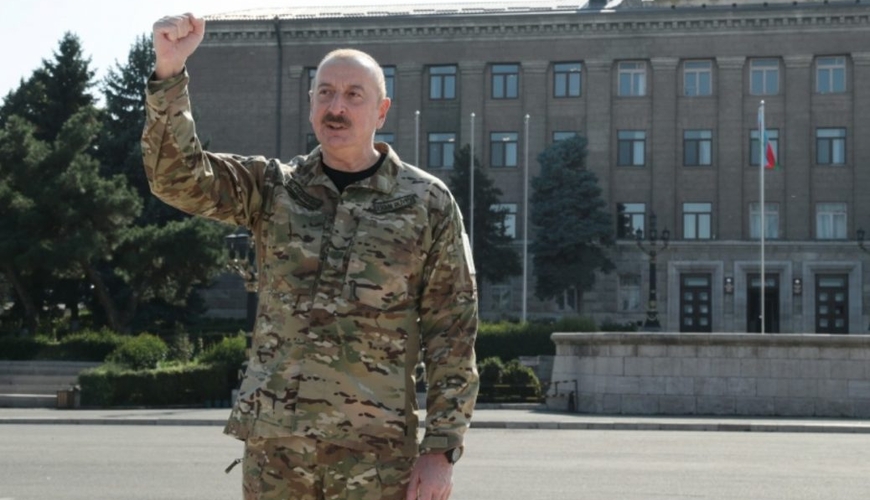 Президент Ильхам Алиев: Сегодня мы находимся в центре Ханкенди, под флагом Азербайджана, это – историческое событие