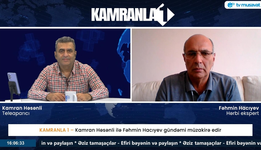 Kamranla 1 - Kamran Həsənli ilə Fəhmin Hacıyev gündəmi müzakirə edir