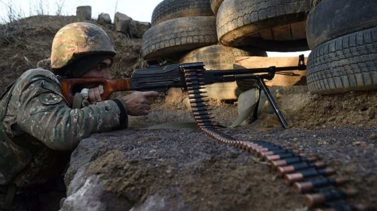 ВС Армении и армянские НВФ обстреляли позиции азербайджанской армии