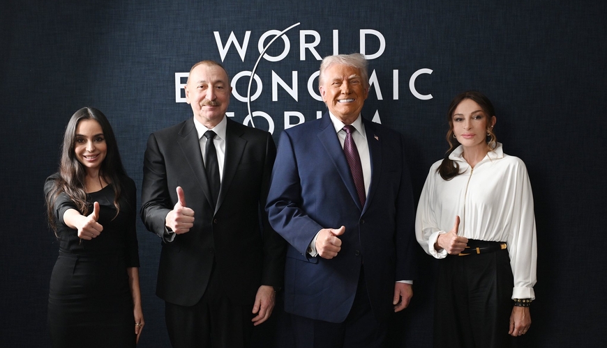 Mehriban Əliyeva Prezident İlham Əliyevin Donald Trampla görüşünə dair paylaşım edib