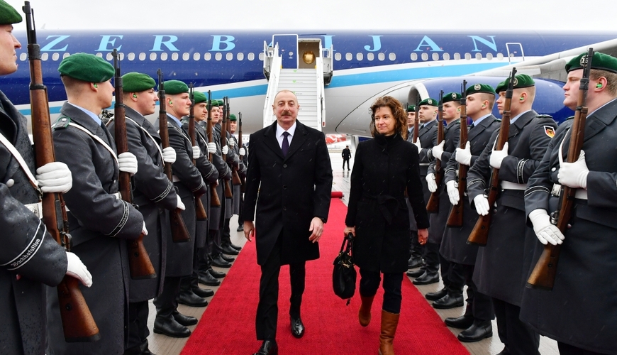 Prezident İlham Əliyev Almaniyaya gedib