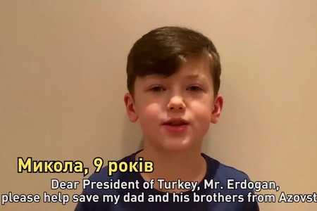 Ukraynalı uşaqlar Ərdoğana müraciət etdilər: “Doğmalarımızı xilas edin!” - VİDEO