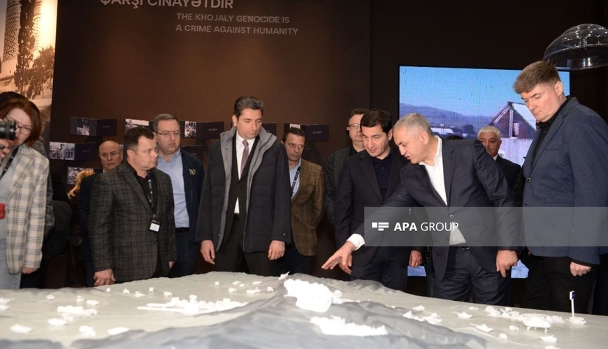 Diplomatik korpusun nümayəndələri Xocalı Soyqırımı Memorialında olublar - FOTO