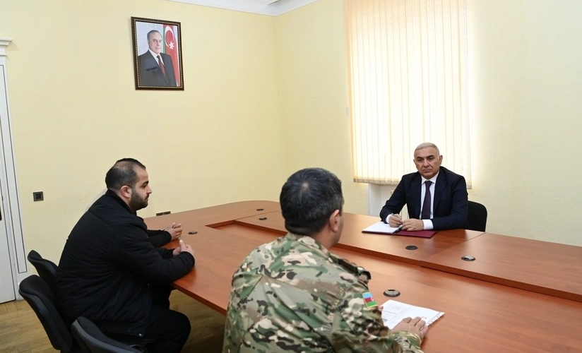 Vüqar Əhmədov Qobustanda vətəndaşlarla görüşdü