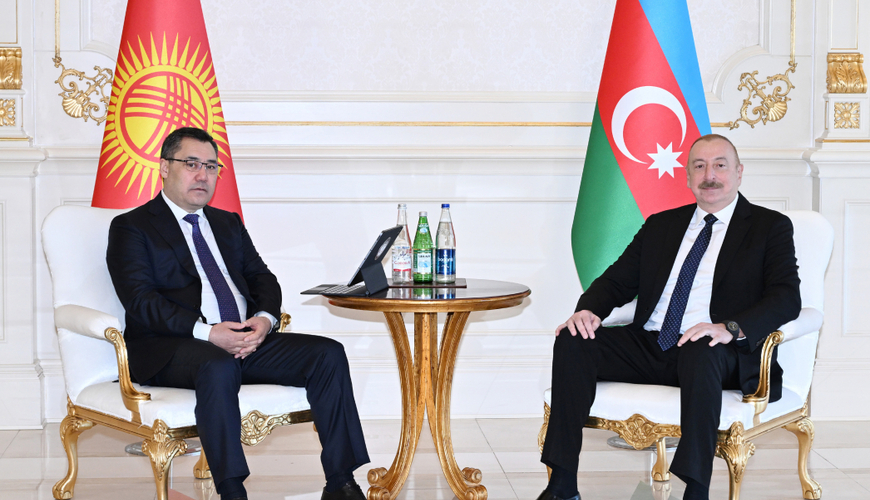 Ильхам Алиев: Визит президента Кыргызстана будет способствовать укреплению дружественных и братских отношений